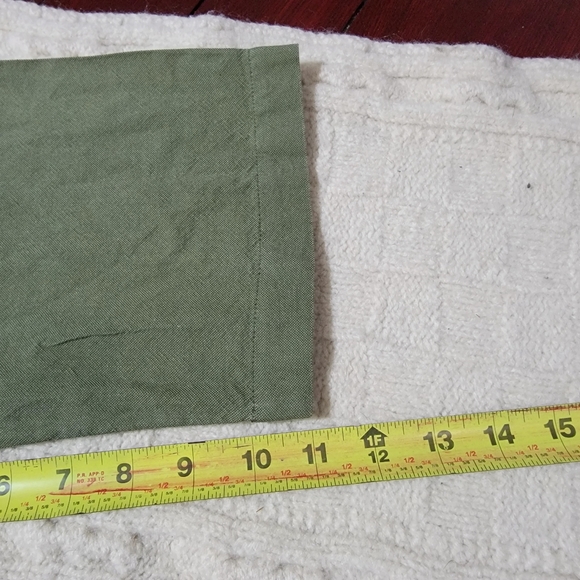 Eileen Fisher Organic Cotton Open Front Cardigan Jacket size XL Olive Green - Picture 7 of 11